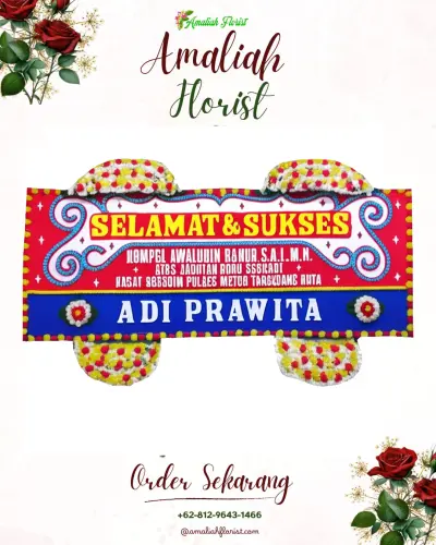 Karangan Bunga Ucapan Selamat di Dilem