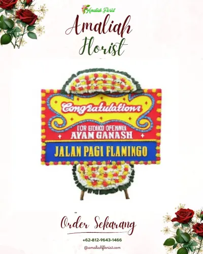 Bunga Papan Congratulation di Dilem